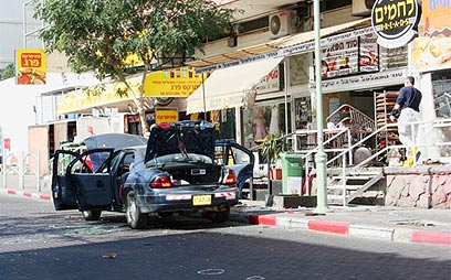 Lugar del ataque en Eilat